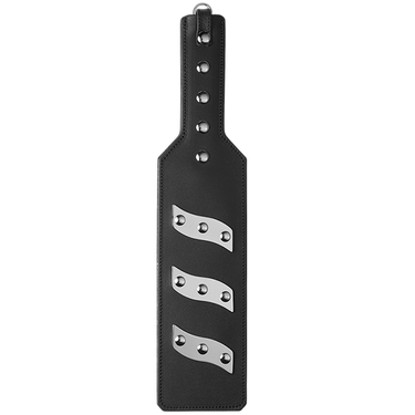 Paddle Electrostimolante in Pelle con Elettrodi Bipolari per Sensazioni Intense